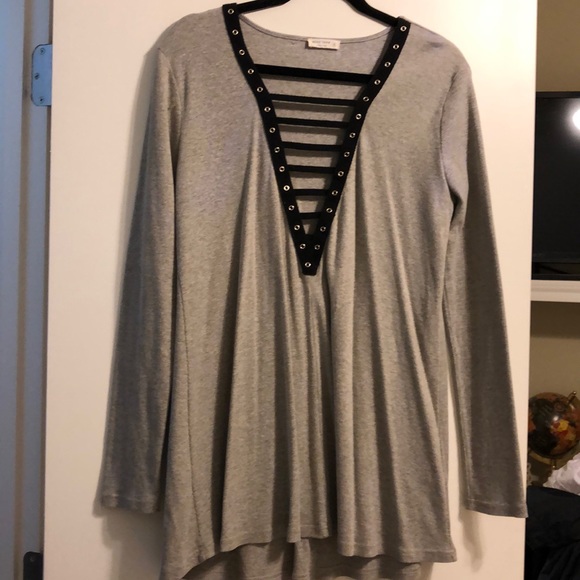 Gray Sweater Size M - Picture 2 of 4